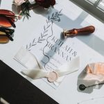 flatlay wedding photo