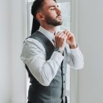 groom getting ready