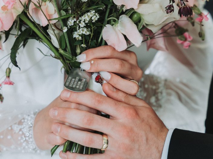 wedding bouquet close-up