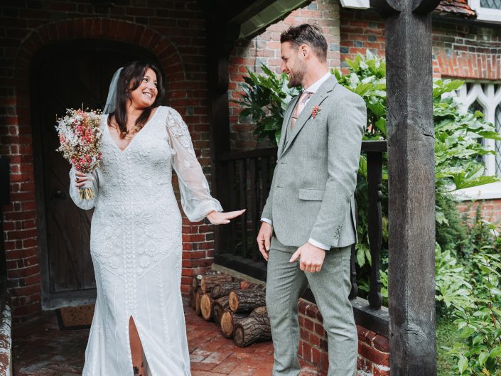 Bride and Groom First Look